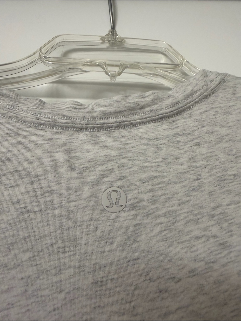 Lululemon Basic Crewneck Tee in Light Heather Gray - Picture 3 of 3